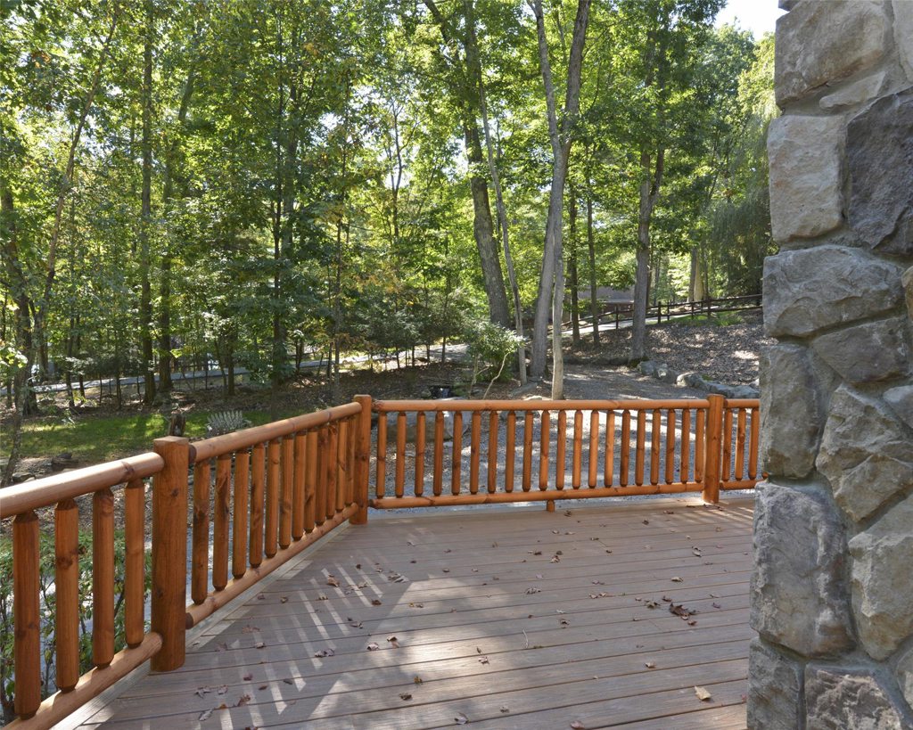 Eagles Nest Railing and Stone Detail